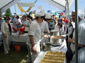 Kochschüler aus Bagnolo Mella beim Stadtfest 2012